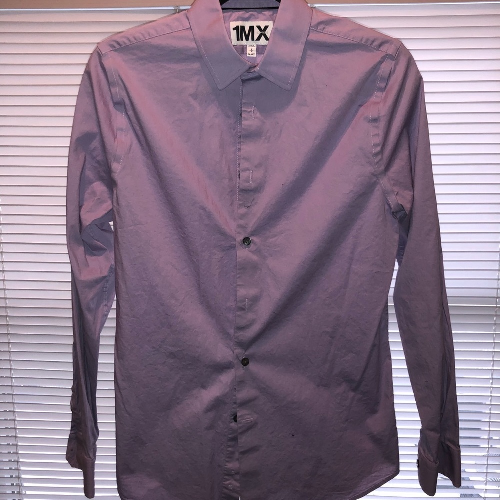 Express 1MX Extra Slim Fit Dress Shirt